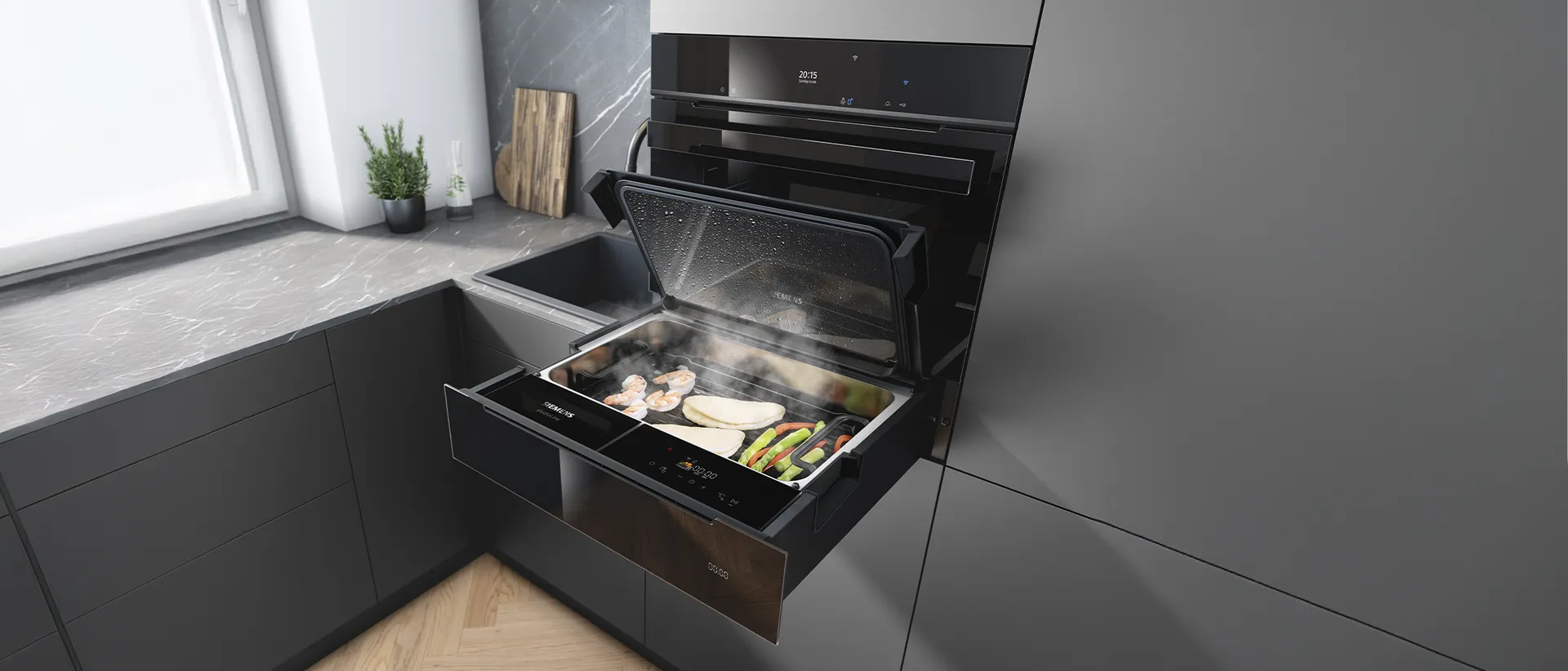 siemens-stoomlade-1 Siemens stoomlade vandenberg keukens